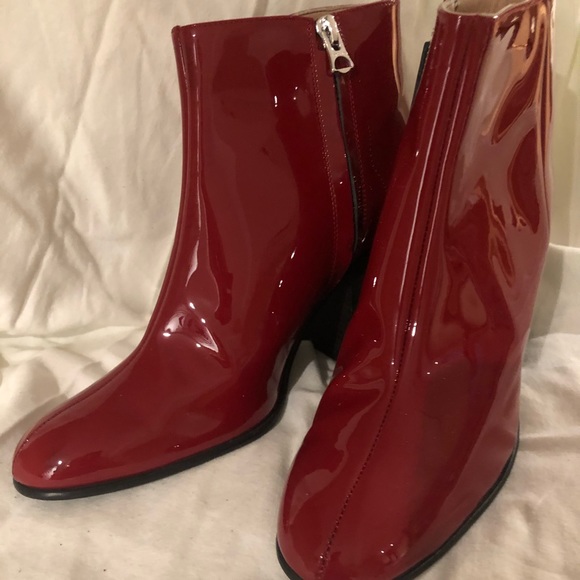 Acne Beth patent leather ankle boots - Picture 1 of 4